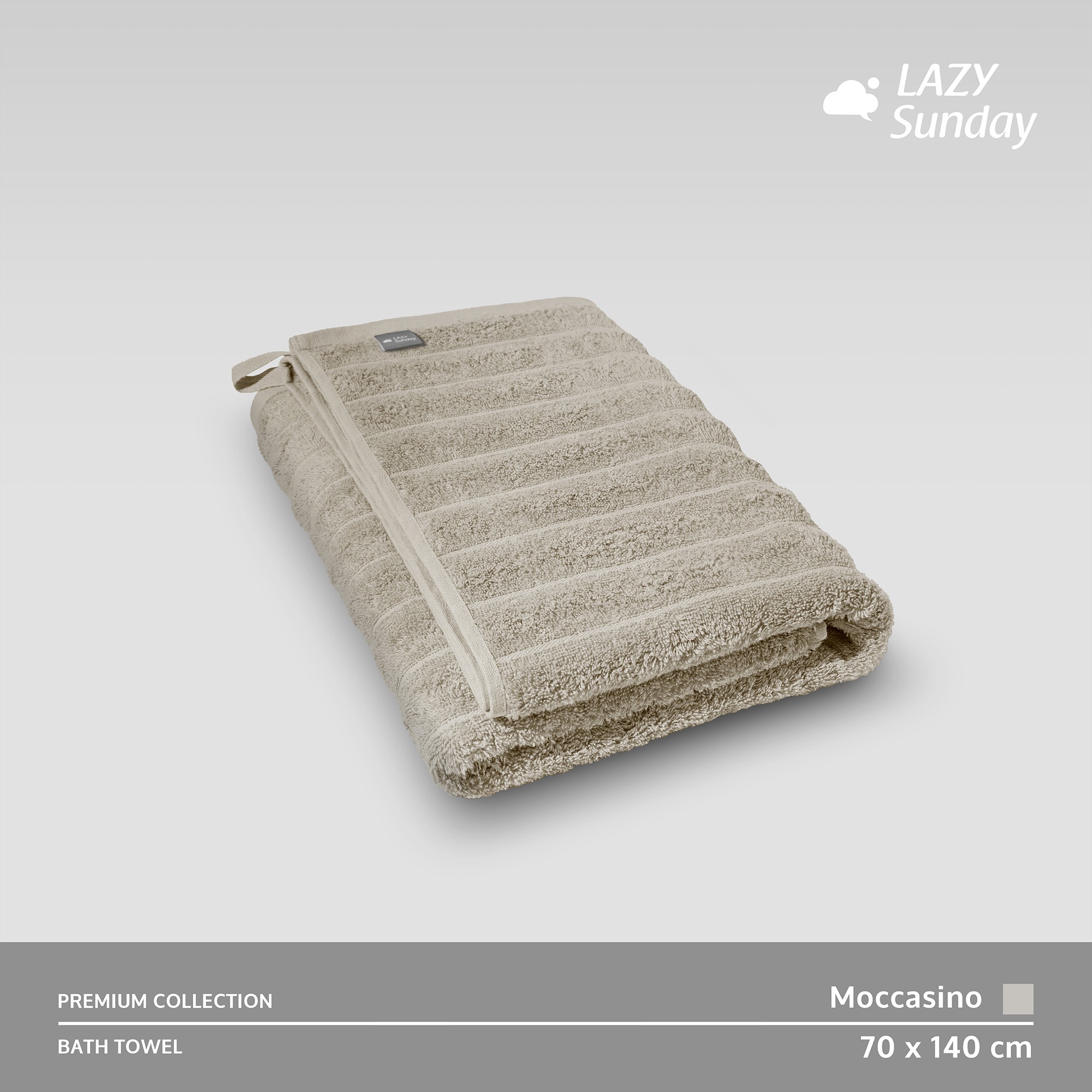 Handuk Mandi - Premium Towel 70x140 cm - LAZY Sunday
