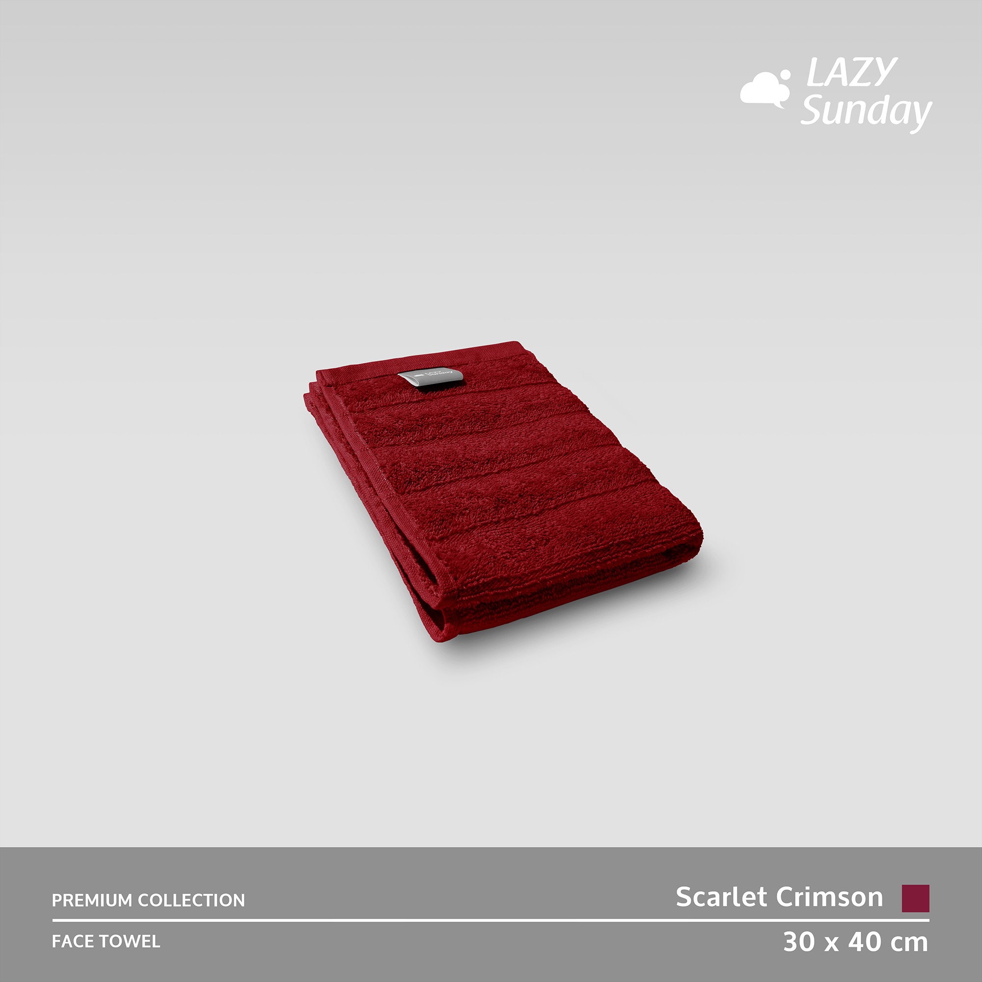 Handuk Muka / Face Towel - Premium Towel 30x40 cm - LAZY Sunday