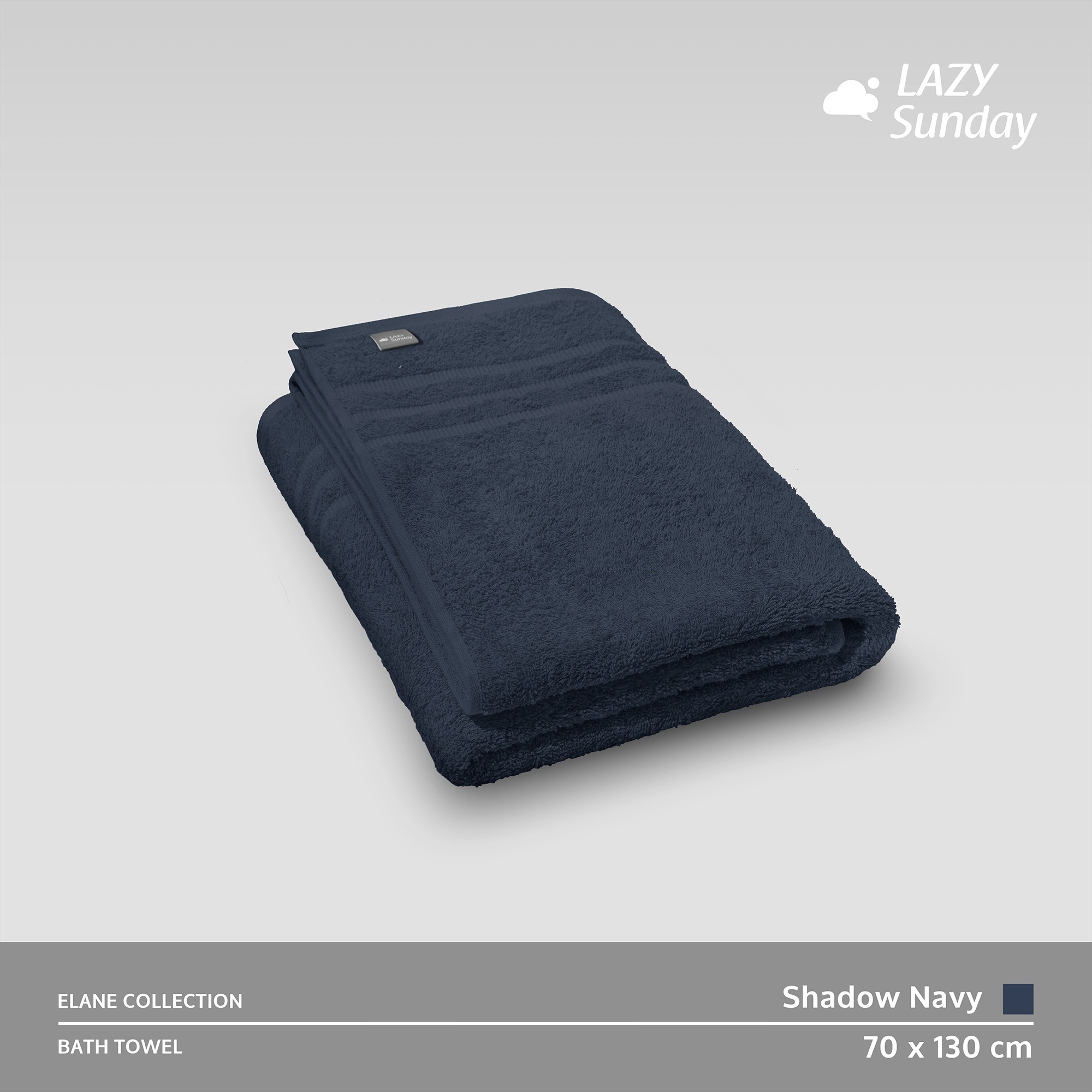 Handuk Mandi - Elane Towel 70x130 cm - LAZY Sunday