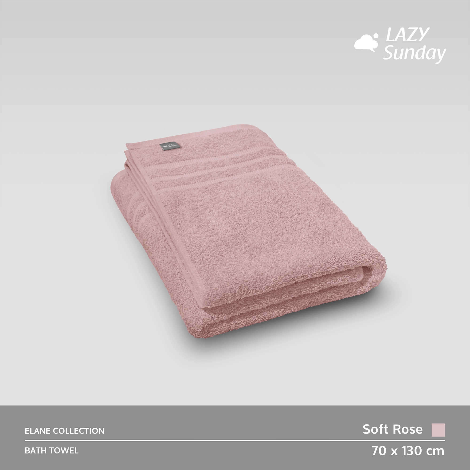 Handuk Mandi - Elane Towel 70x130 cm - LAZY Sunday