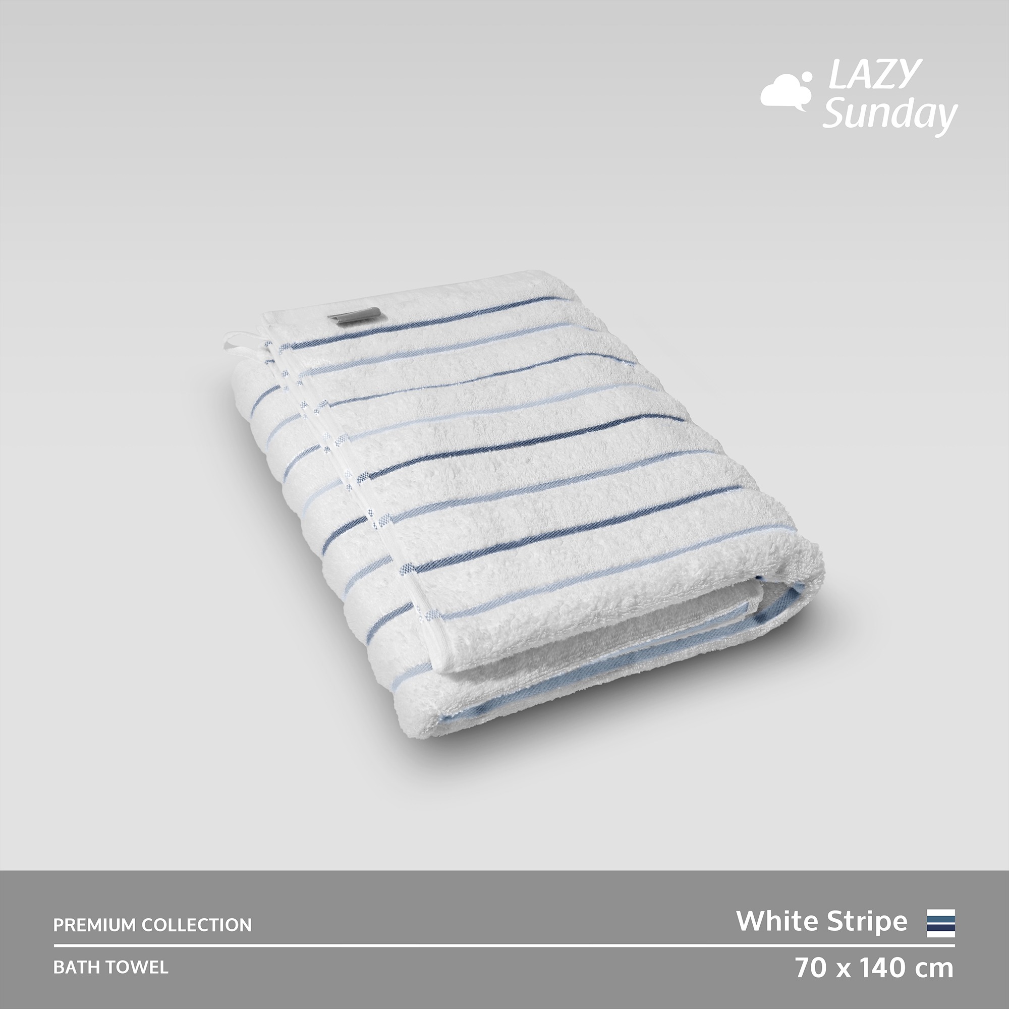 Handuk Mandi - Premium Towel 70x140 cm - LAZY Sunday