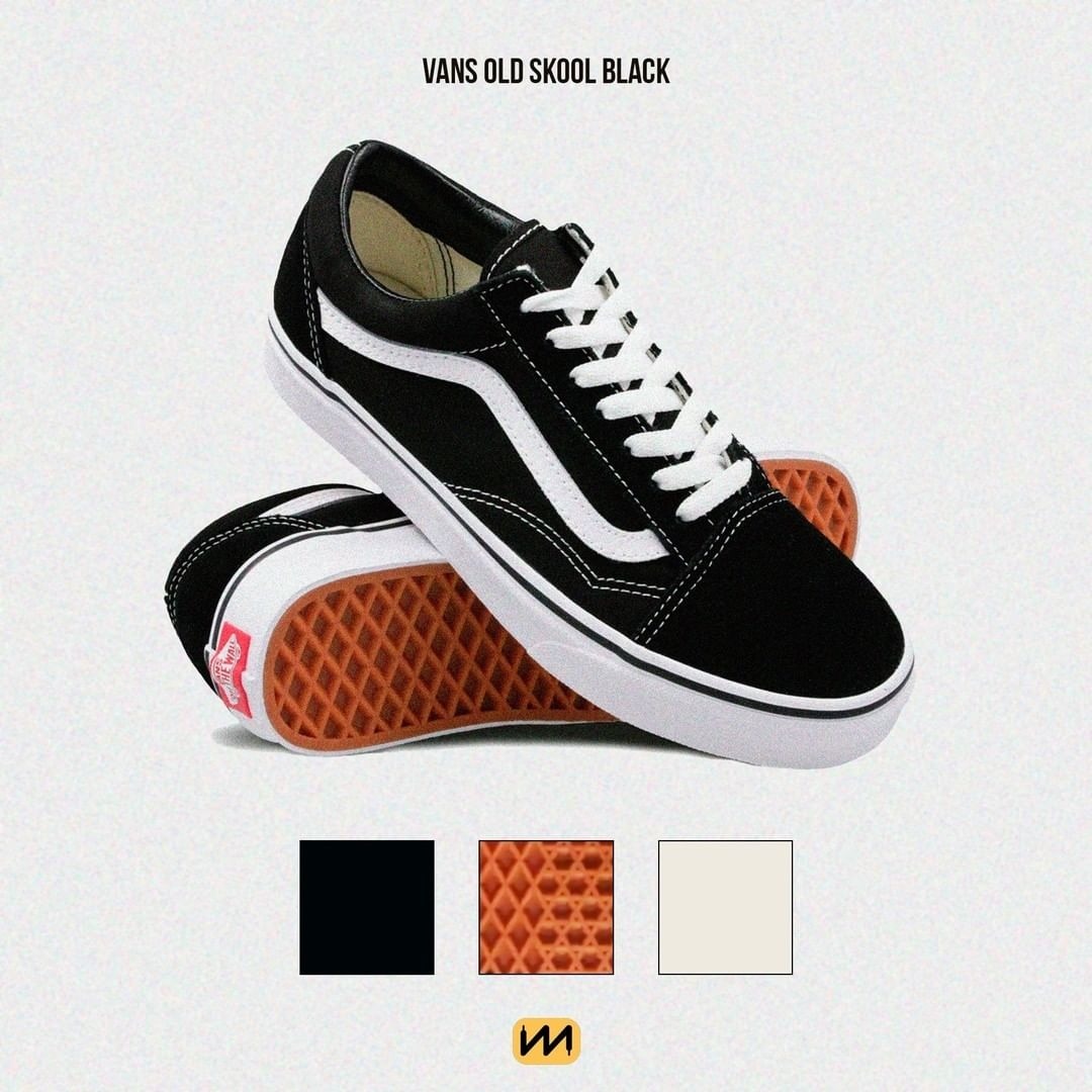 VANS OLD SKOOL - BLACK WHITE