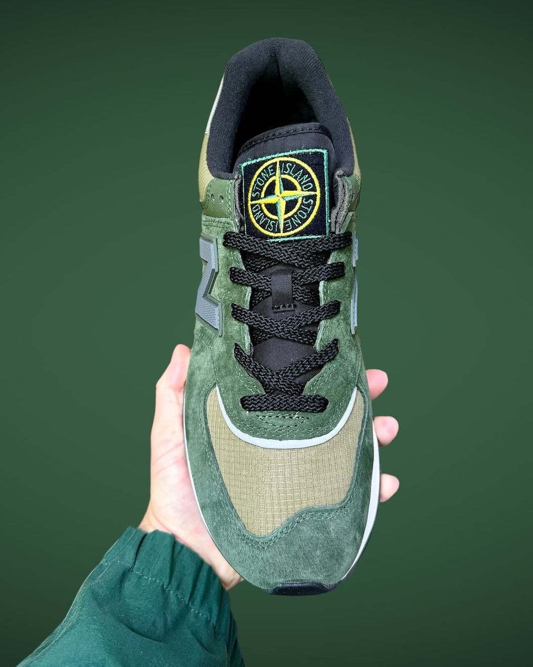 NEW BALANCE 574 X STONE ISLAND "DARK GREEN"