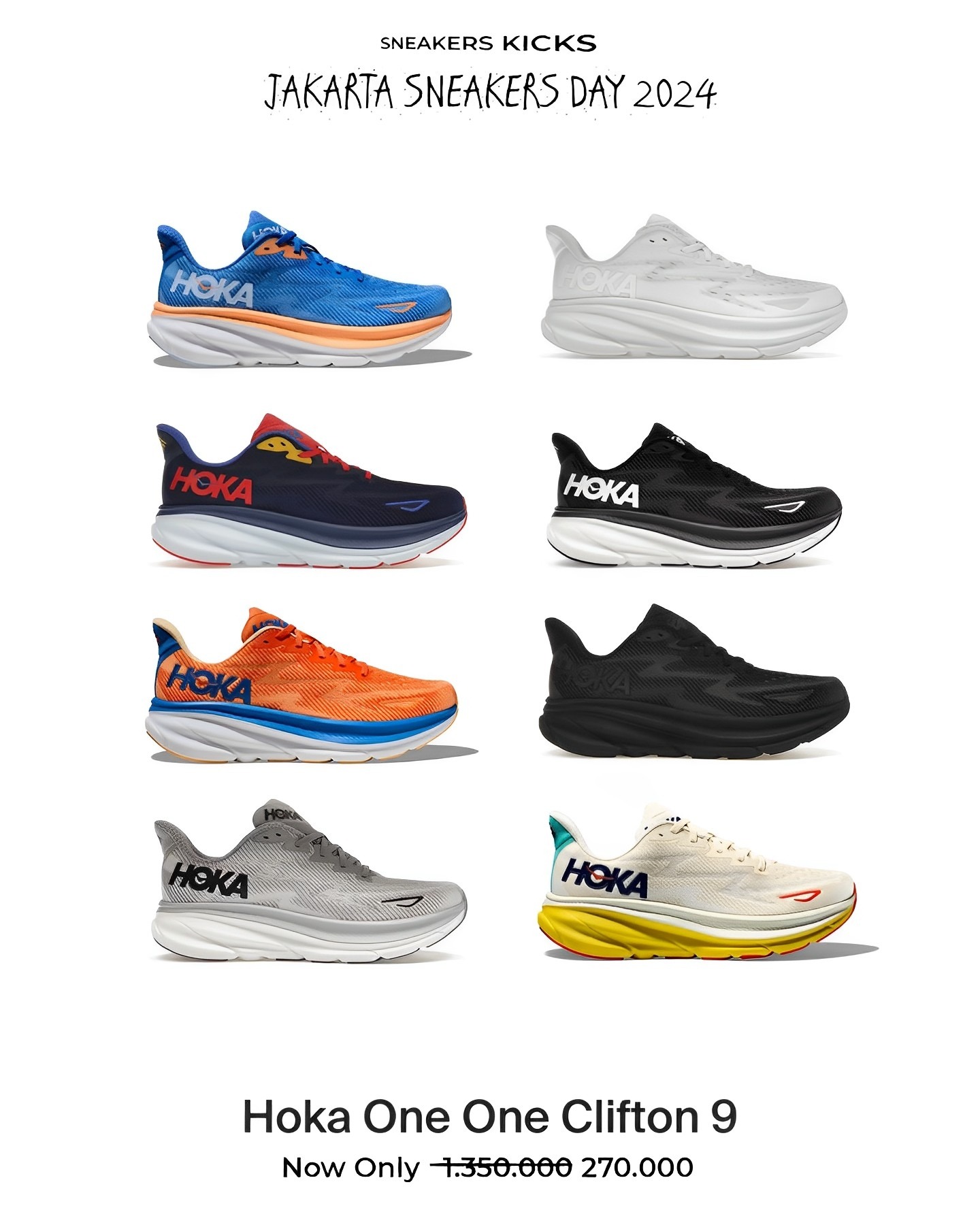 SPORT WAREHOUSE HOKA CLIFTON 9 SERIES SALE