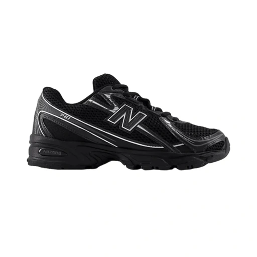 Image of NEW BALANCE 740 - BLACK METALLIC SILVER