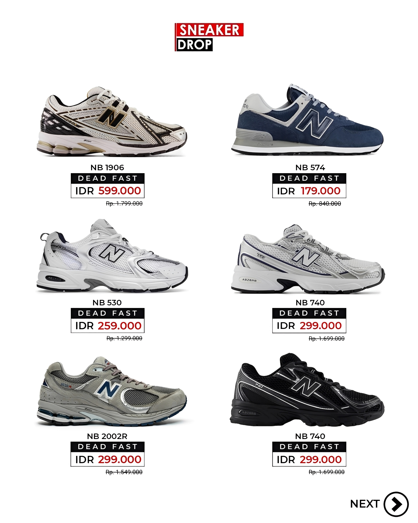 NEW BALANCE DROP SALE