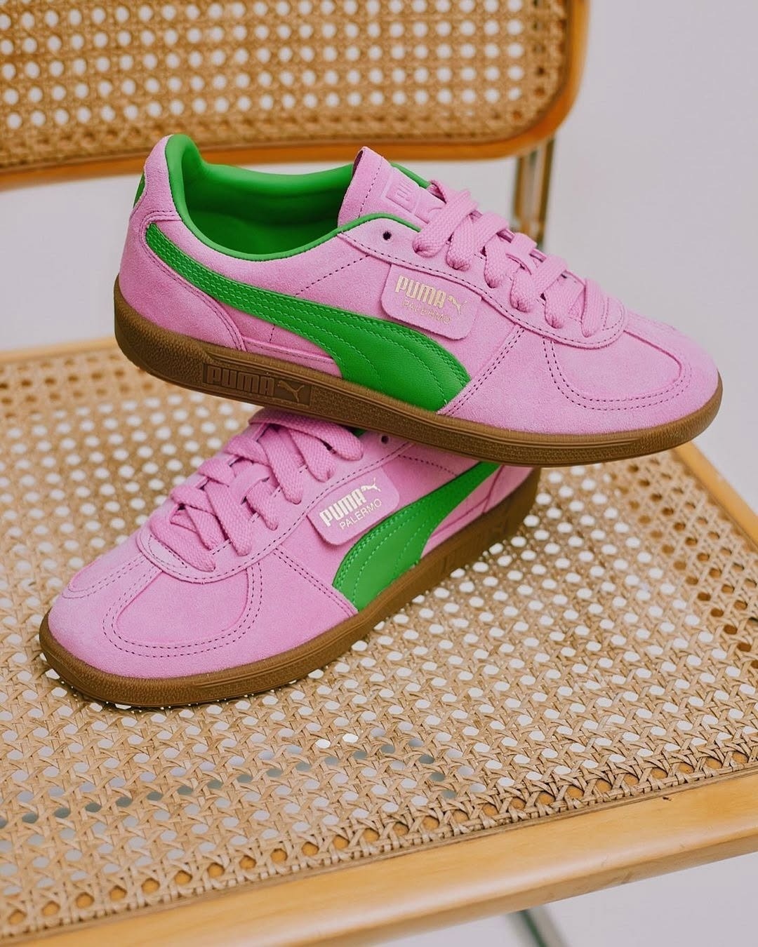 PUMA PALERMO "PINK DELIGHT GREEN"