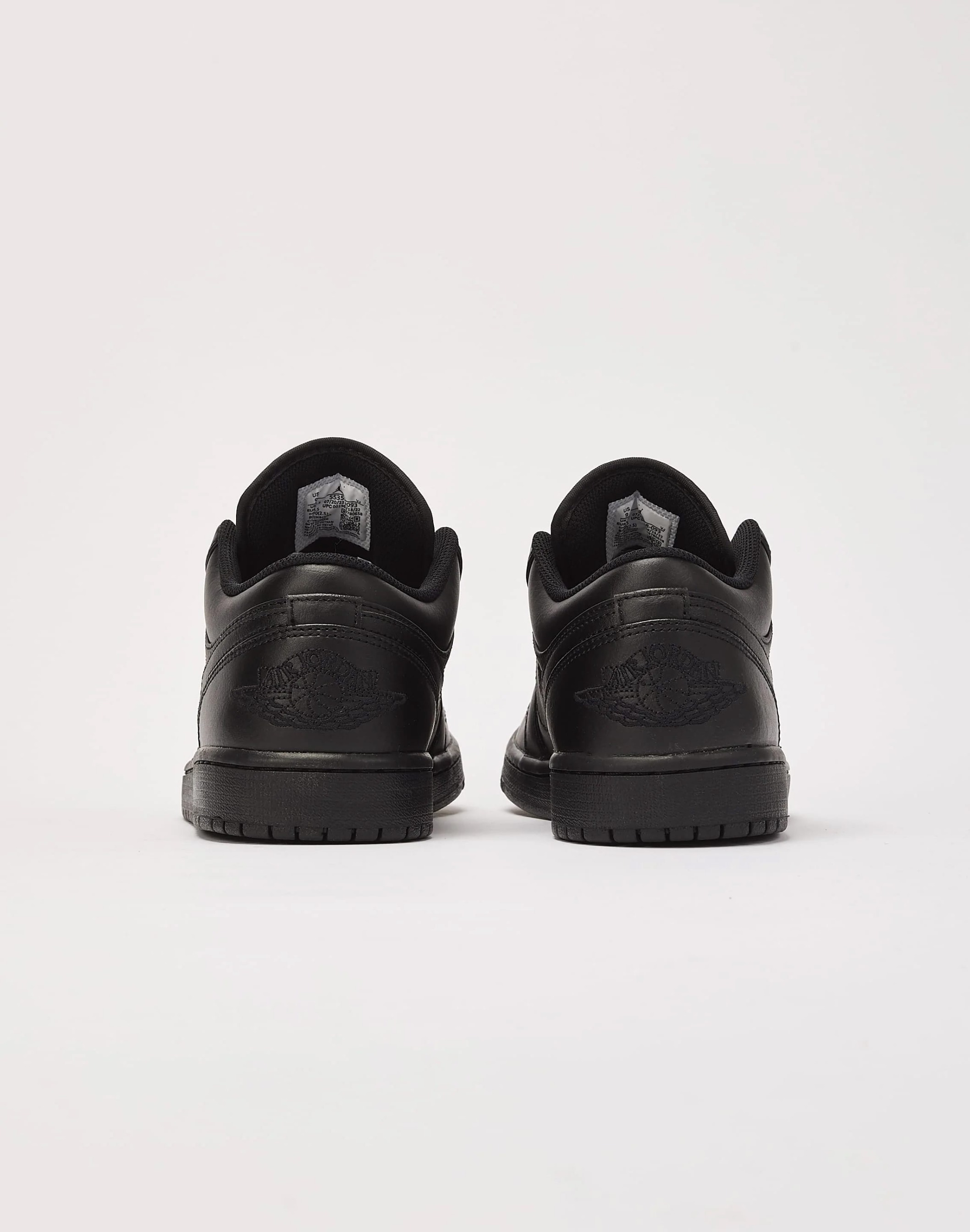 NIKE AIR JORDAN 1 LOW - TRIPLE BLACK