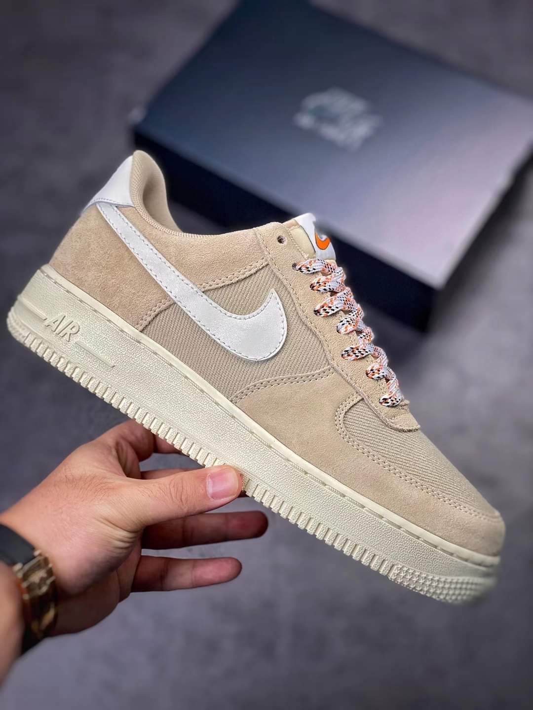 nike air force rattan orange