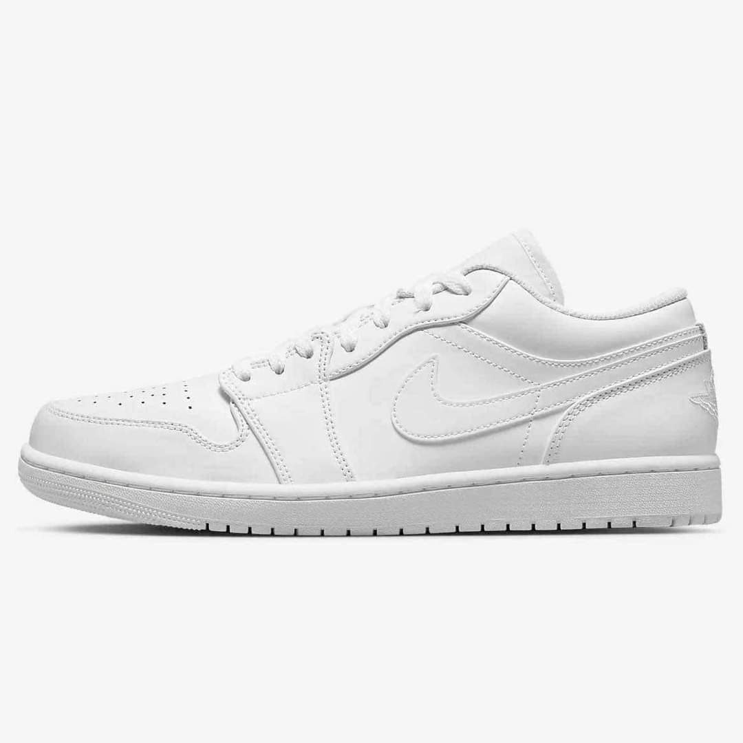 NIKE AIR JORDAN 1 LOW - TRIPLE WHITE