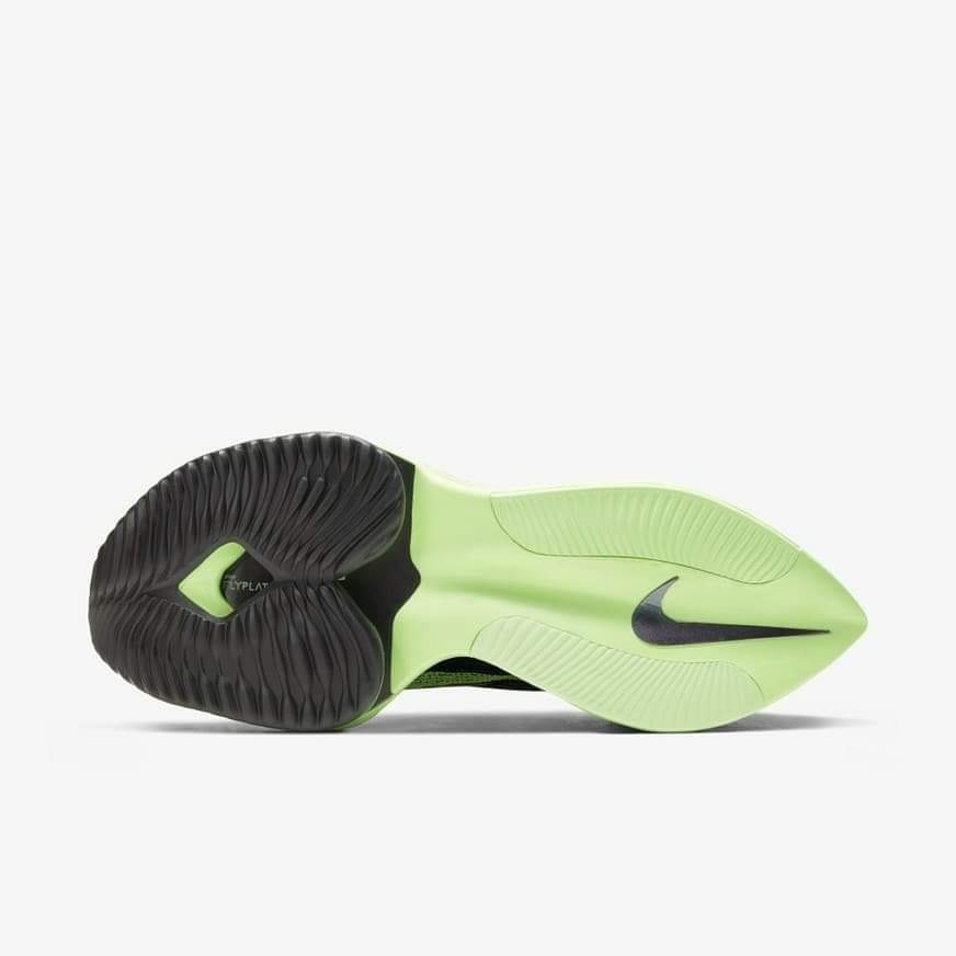 NIKE ZOOM ALPHAFLY NEXT% 2 - BLACK ELECTRIC GREEN