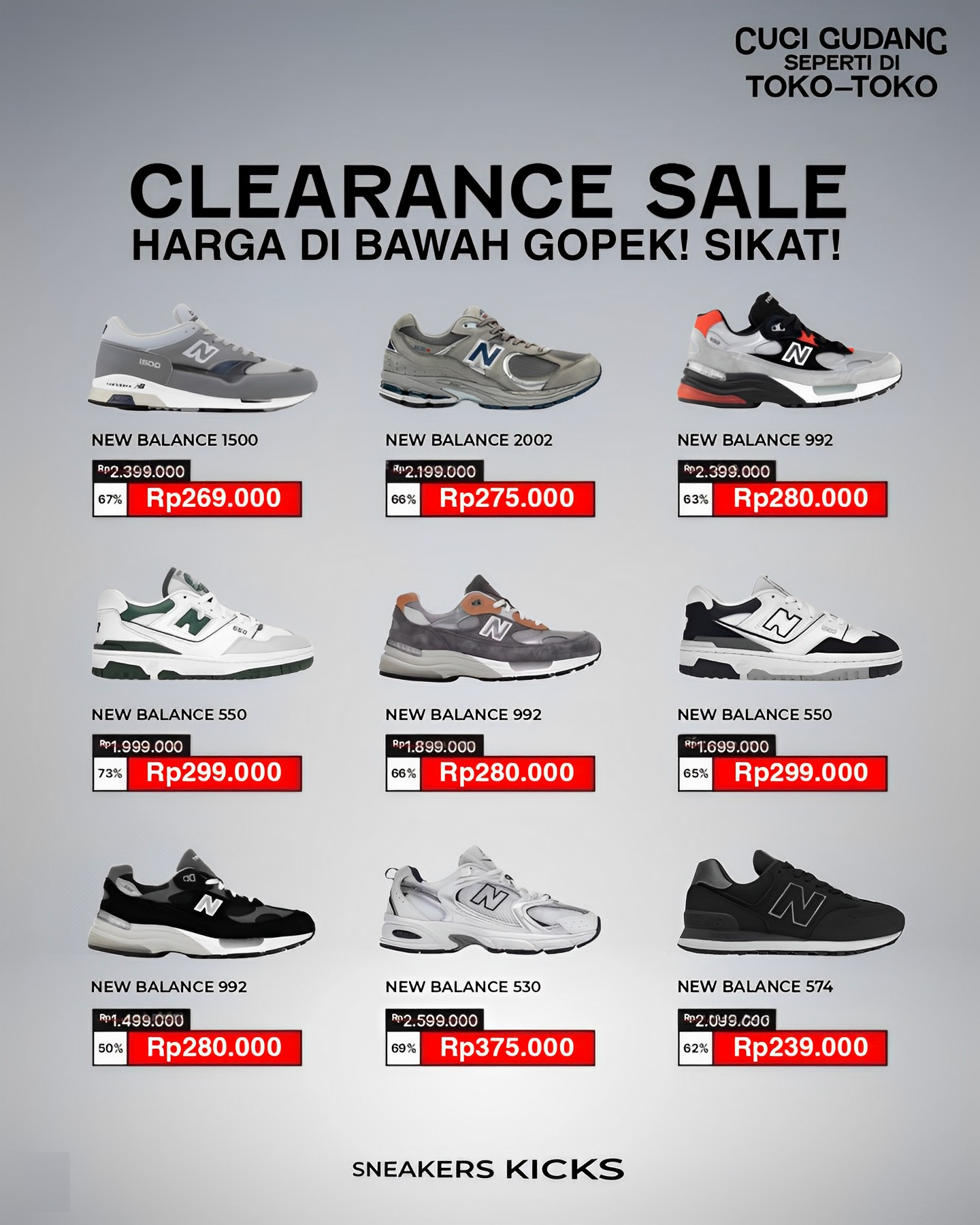 NEW BALANCE CLEARANCE SALE VOLT.1