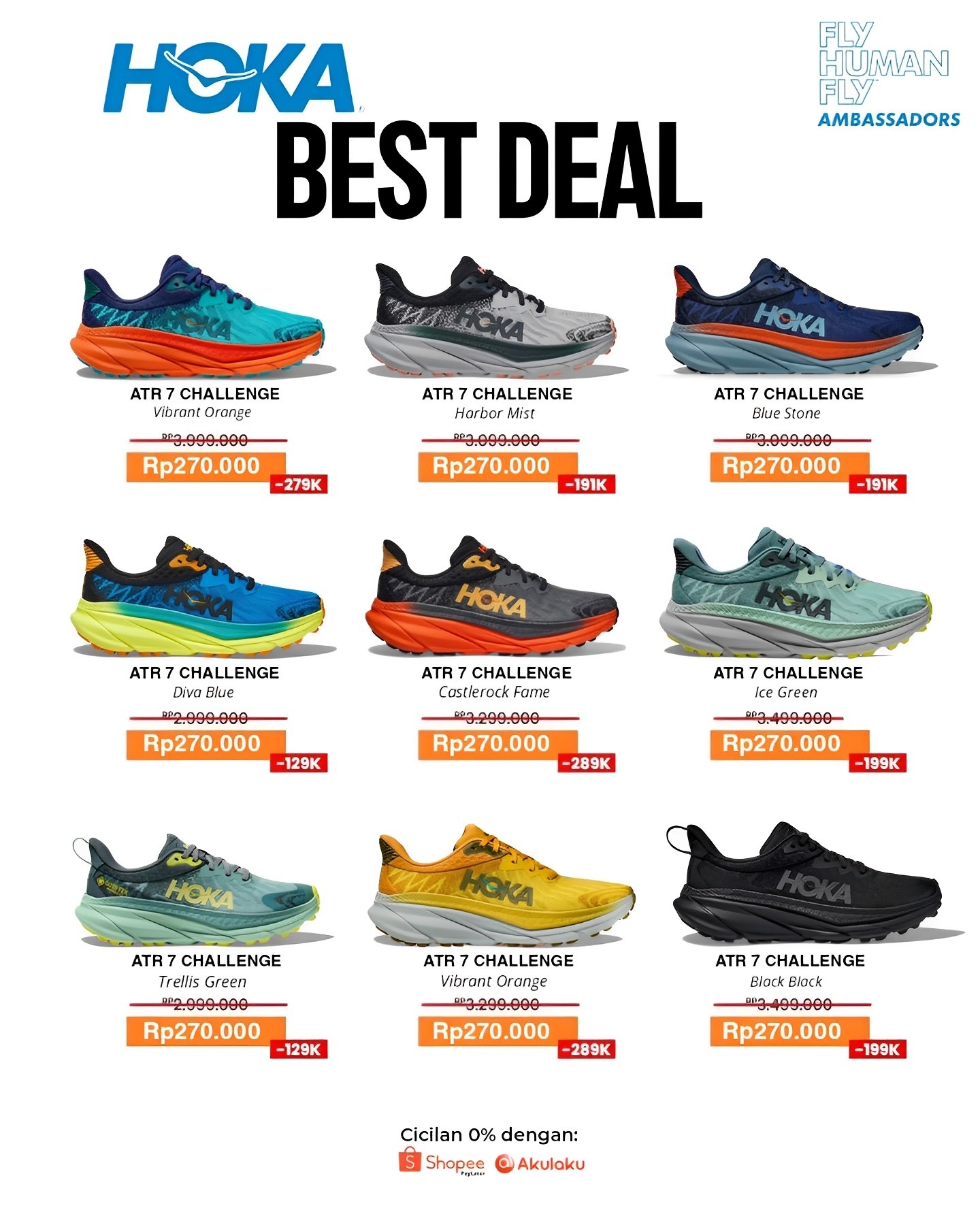 HOKA BEST DEAL : CHALLENGE ATR 7