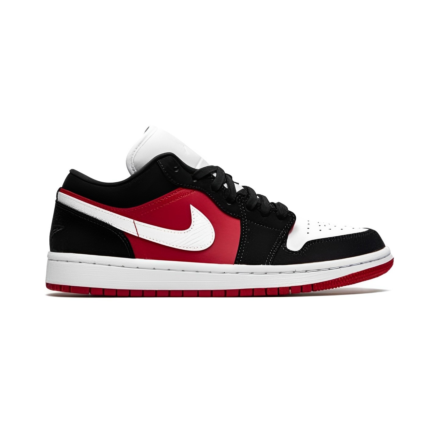 NIKE JORDAN 1 LOW - BLACK WHITE GYM