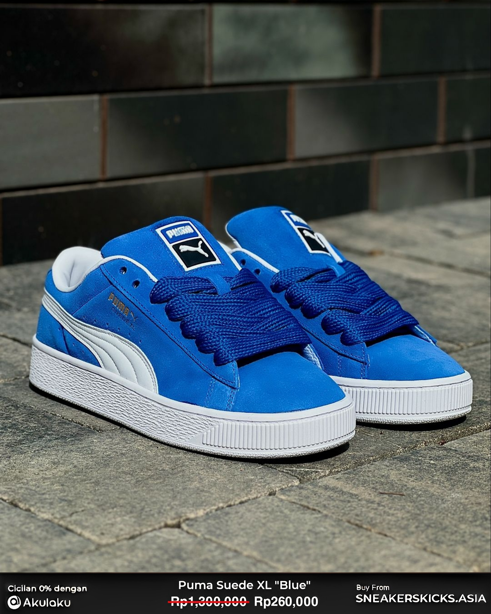 PUMA SUEDE XL - BLUE
