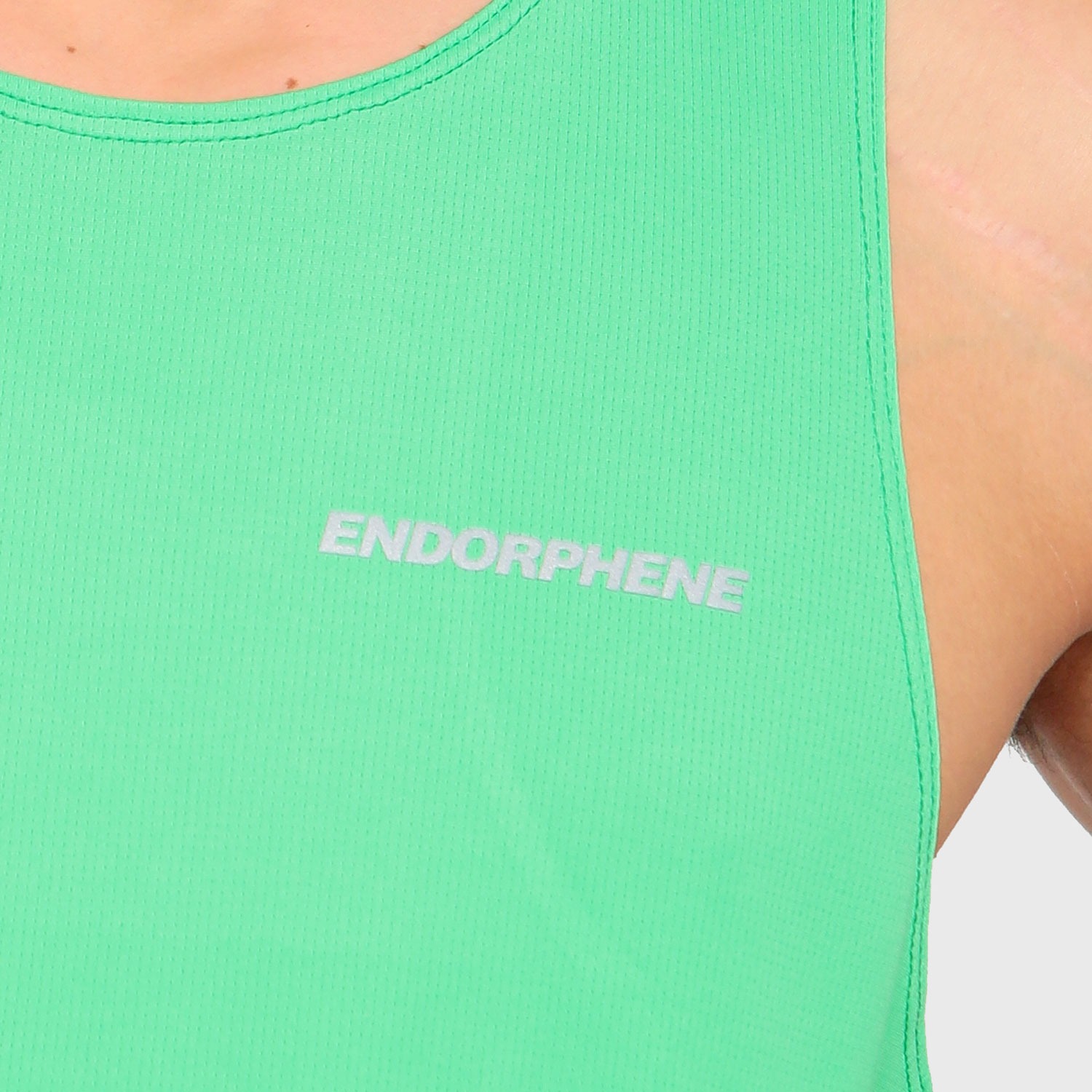 Endorphene RUSH Singlet - Bright Green