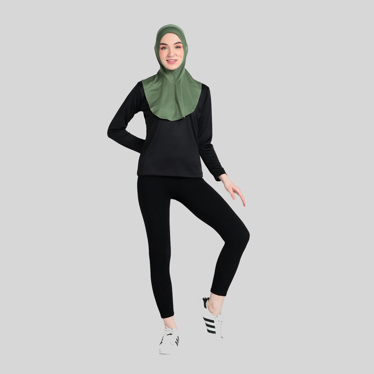 Endorphene Dash Hijab Sport - Olive