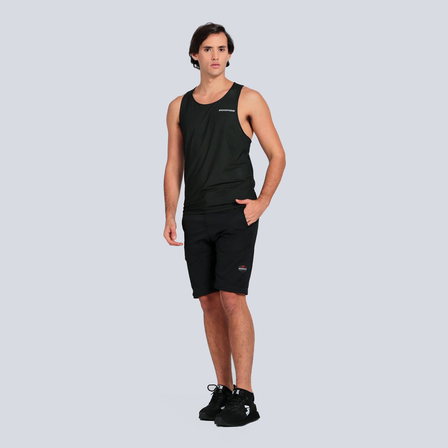 Endorphene DASH Singlet - Black
