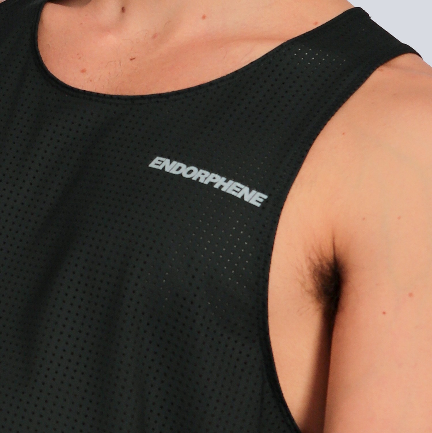 Endorphene RUSH Mesh Singlet - Black