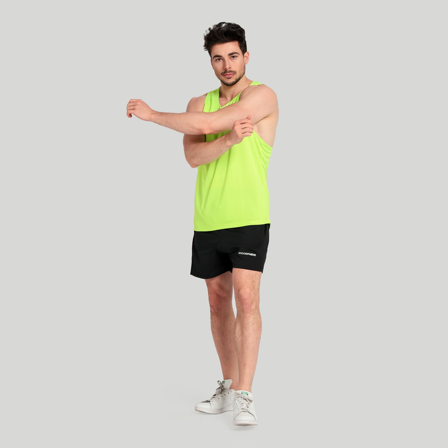 Endorphene DASH Singlet - Neon Green