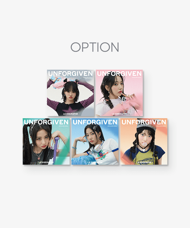 JAPAN 2nd Single [UNFORGIVEN] Solo Jacket Set