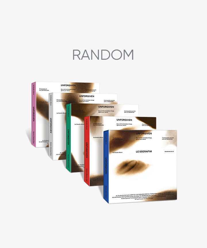 1st Studio Album 'UNFORGIVEN' (COMPACT Ver.) Random