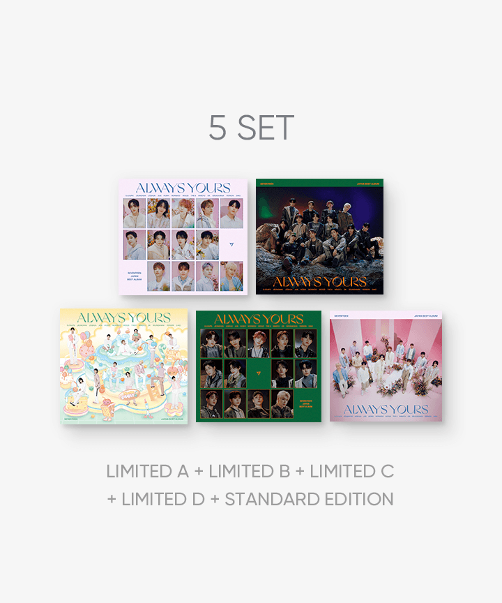 JAPAN BEST ALBUM「ALWAYS YOURS」 5 SET