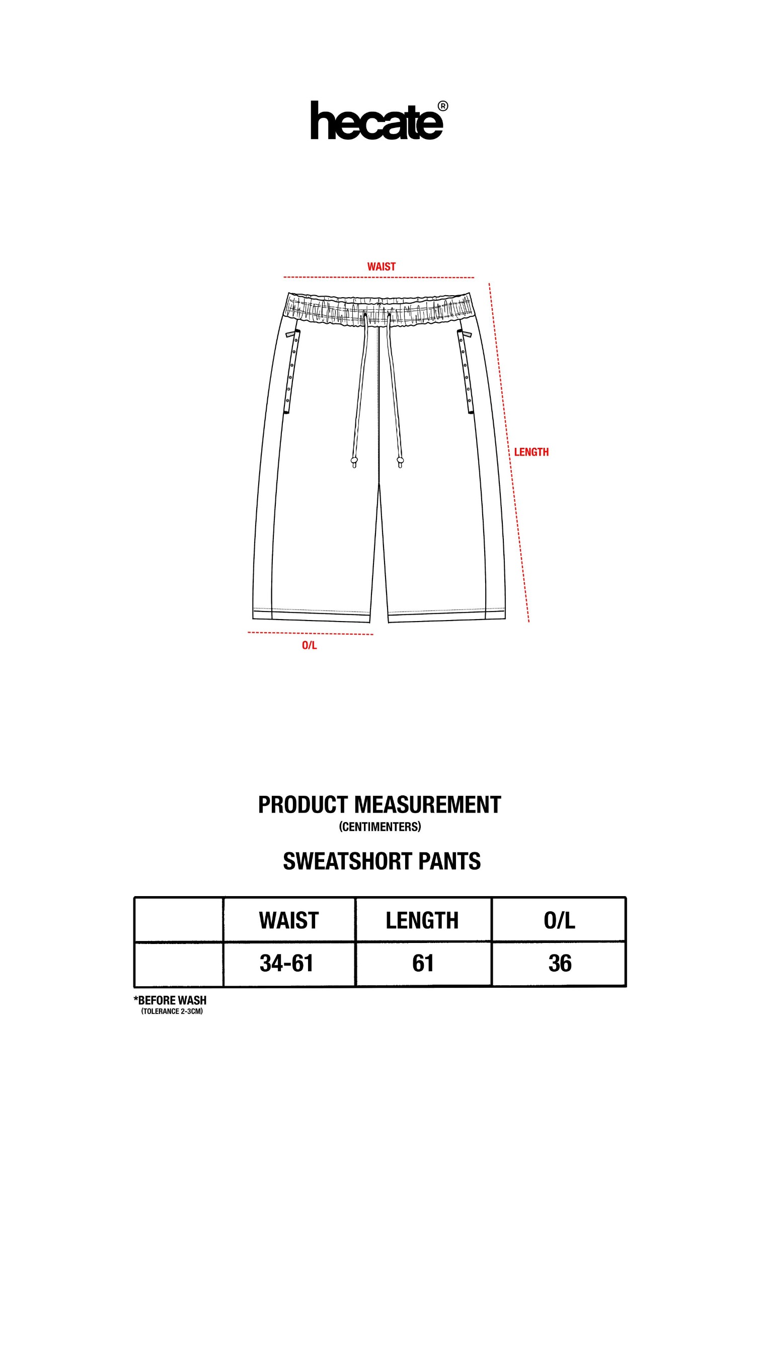 HECATE - VOID SHORT PANTS