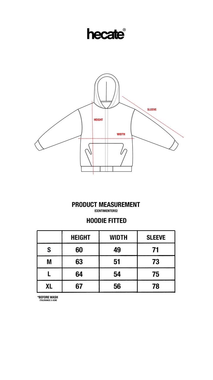 HECATE - VEIL ZIPHOOD FITTED