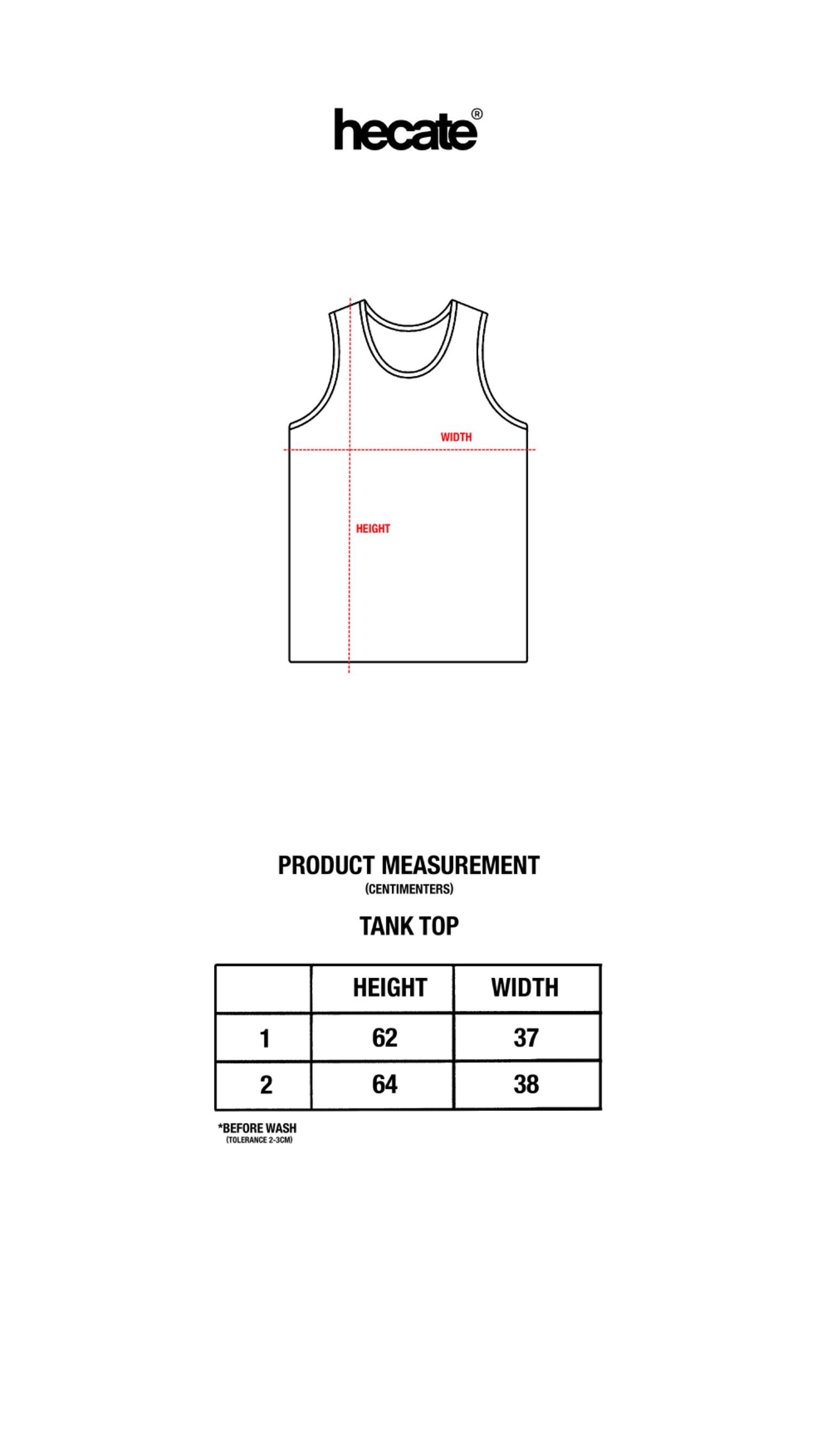 HECATE - HCT TANKTOP | WHITE