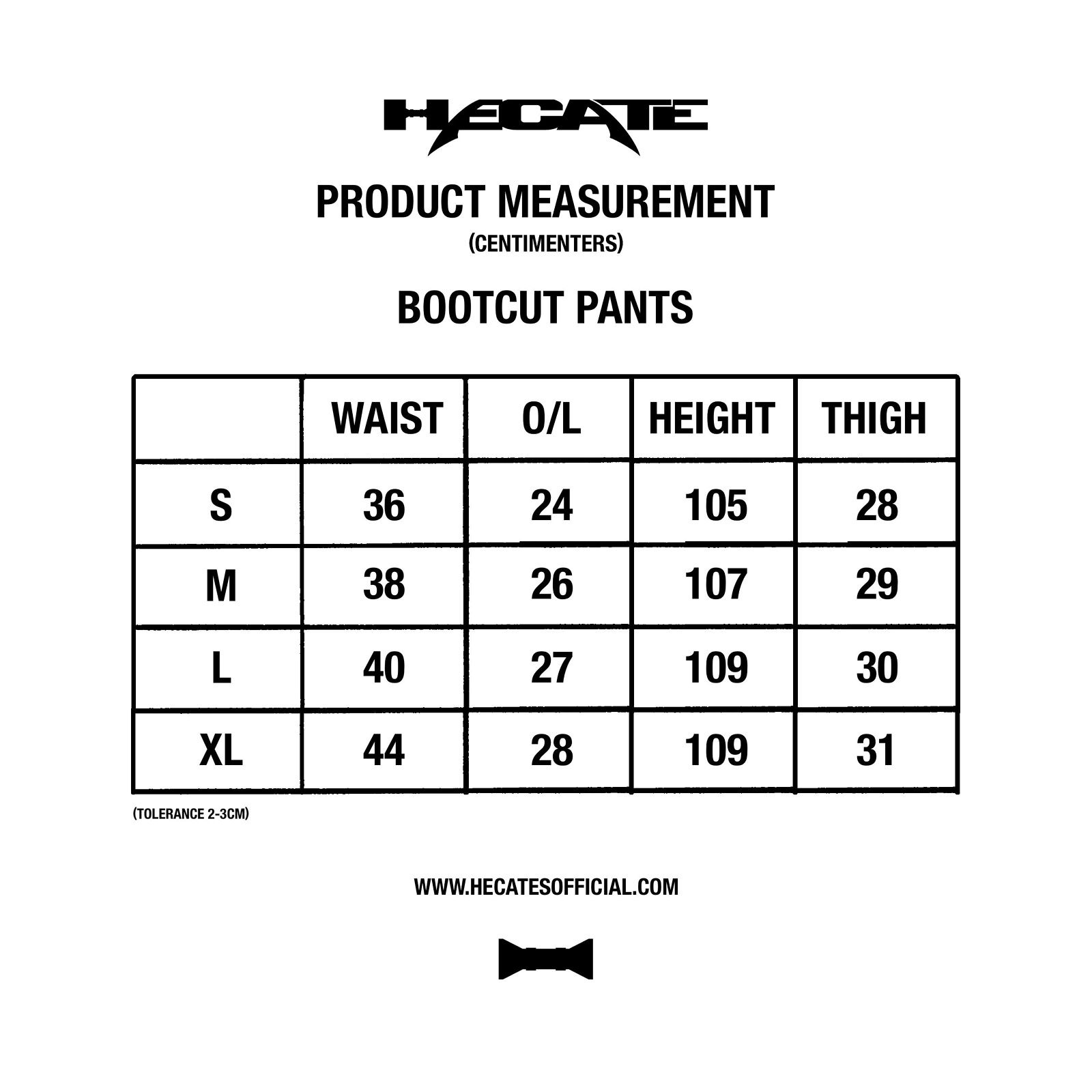HECATE - CHAIN FLARE PANTS