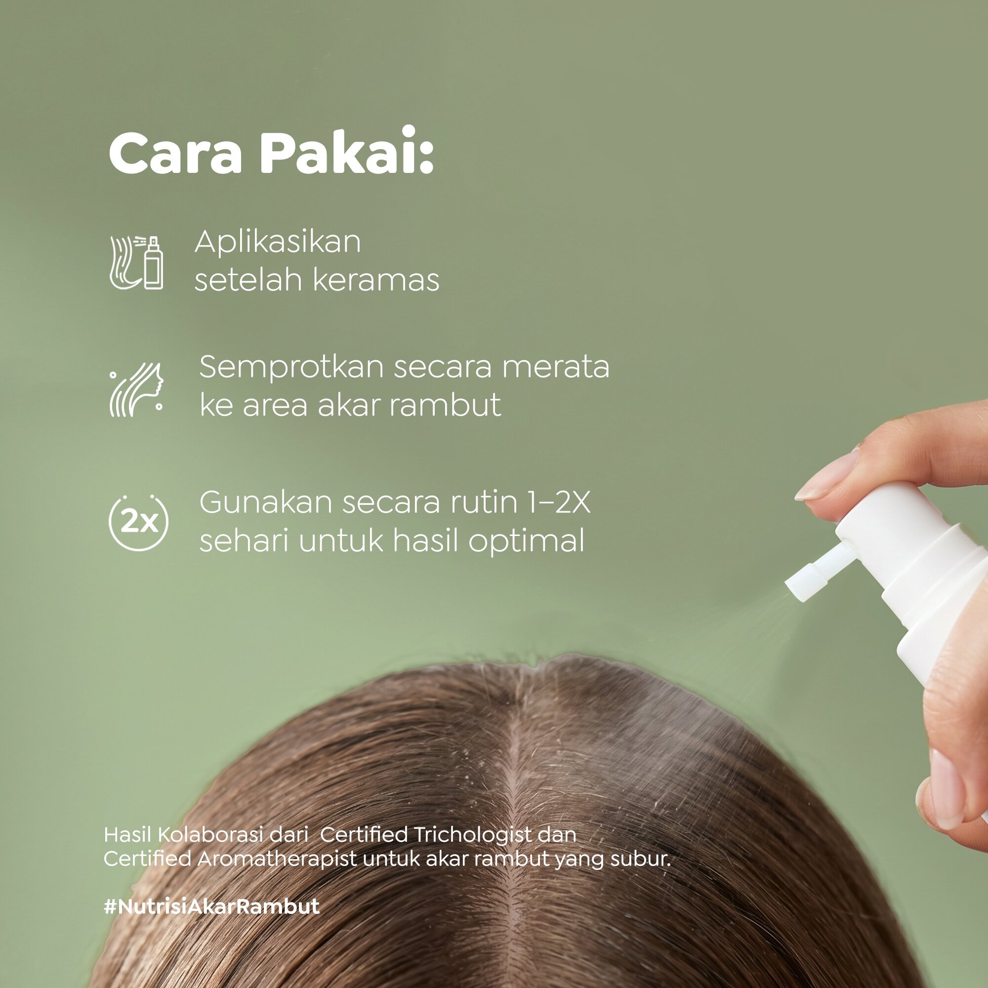Grotopia 100ml Gro Hair Tonic Rosemary Pumpkin Seed 100ml Natural Akar Rambut Growth Anti Rontok