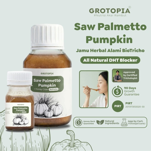 Image of Grotopia Gro Saw Palmetto Pumpkin Seed Herbal Drink Extract Natural