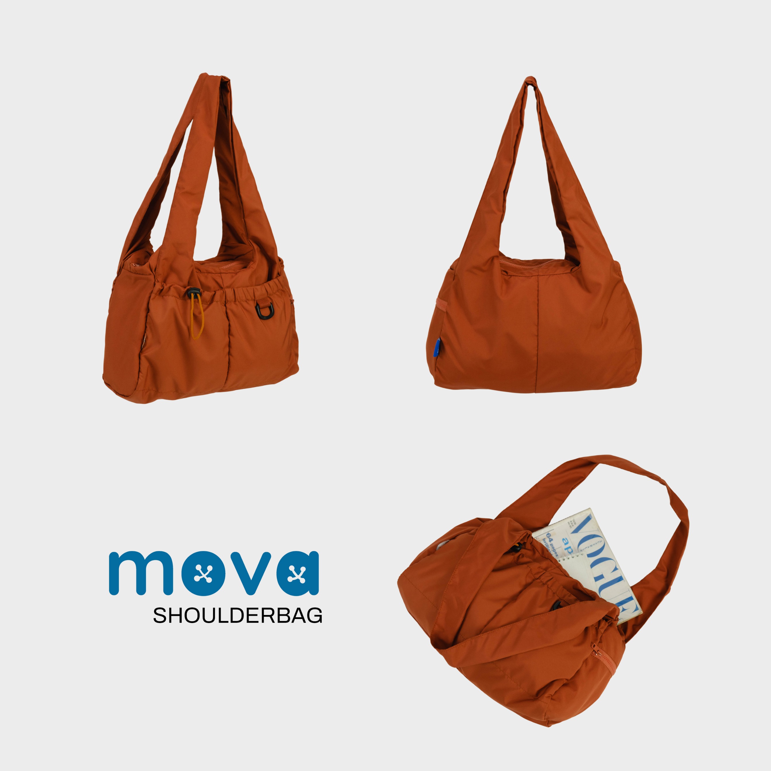 Evroa Mova Shoulder Bag - Terracota