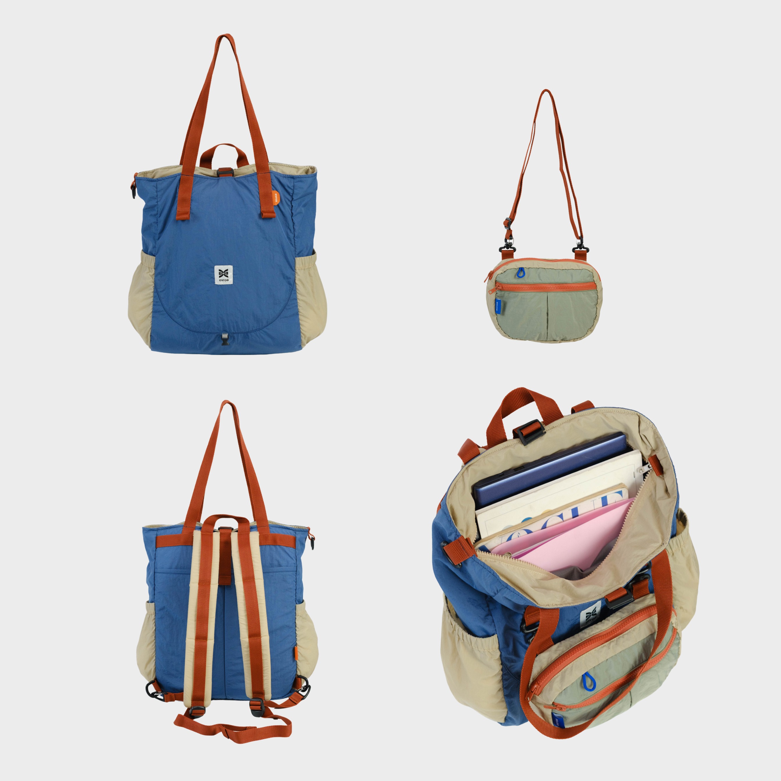 Evroa Alter Totepack - Coastal Day