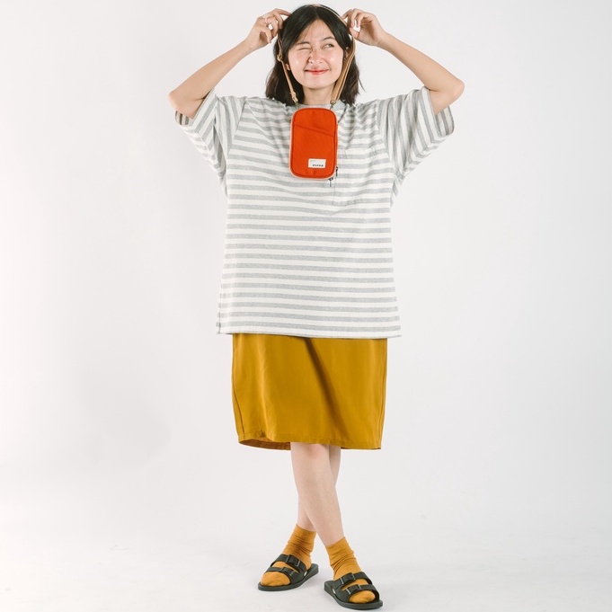 Evroa Polka Sling Phone - Terracotta