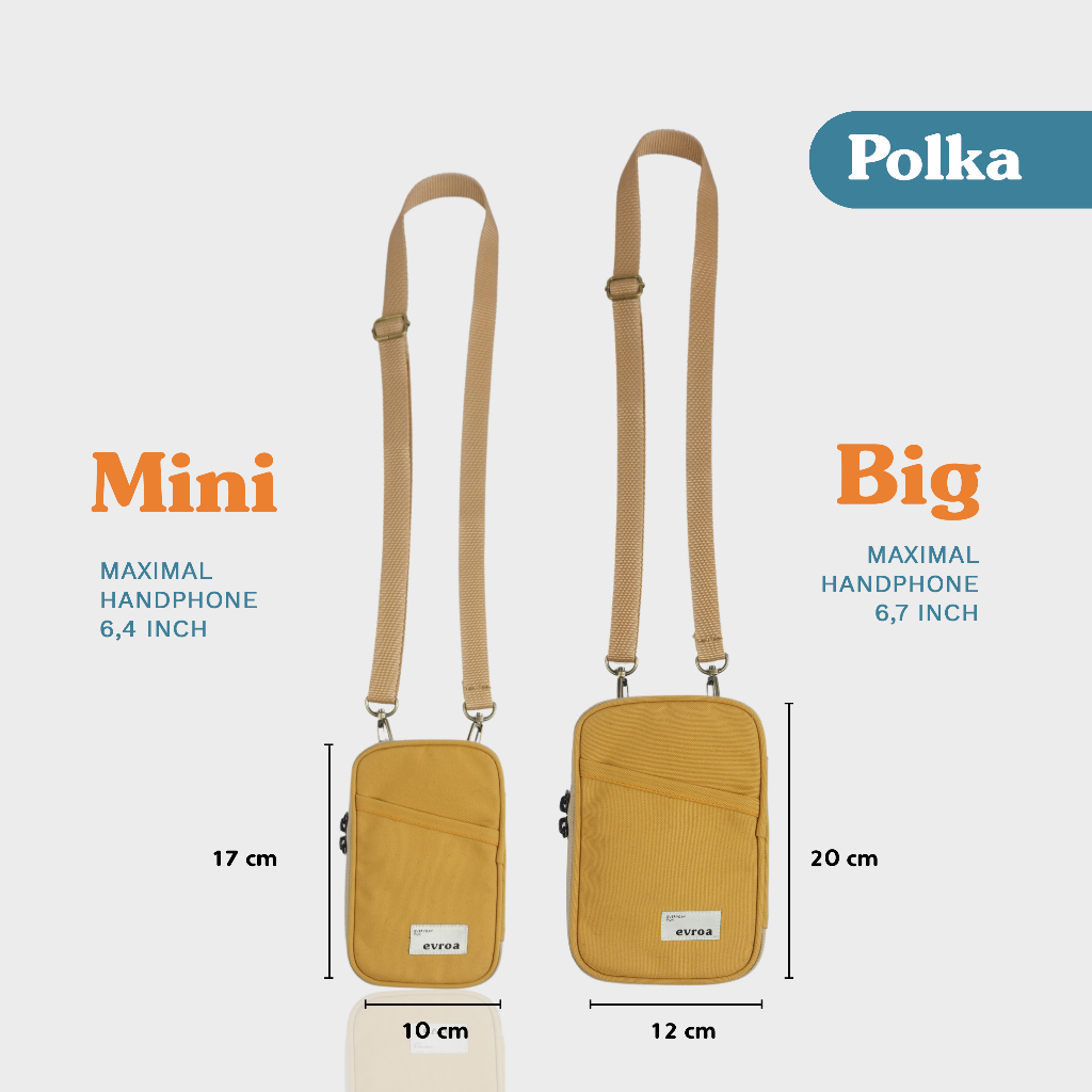 Evroa Polka Sling Phone - Honey