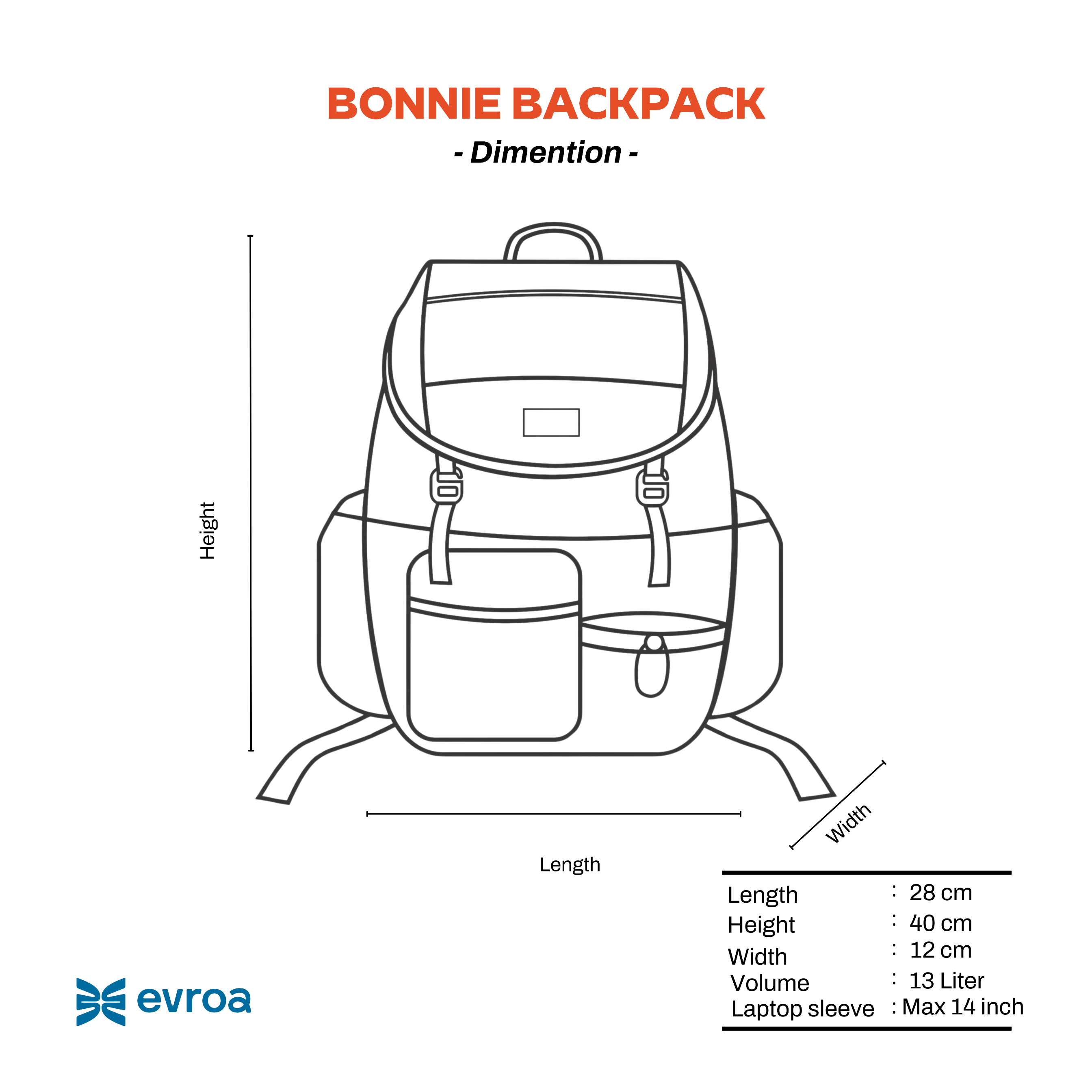 Evroa Bonnie Backpack
