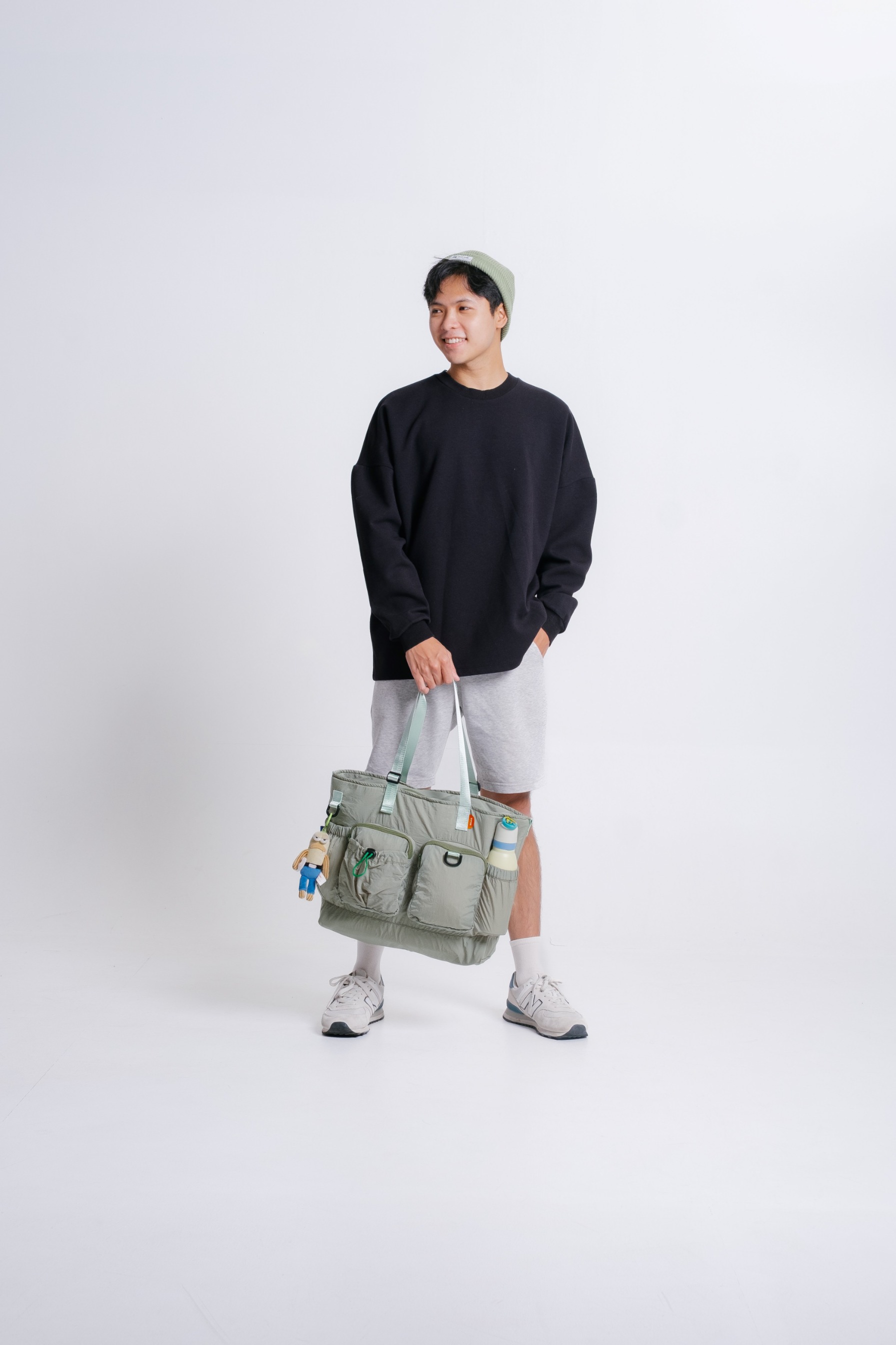 Evroa Essa Tote Bag - Sage Green