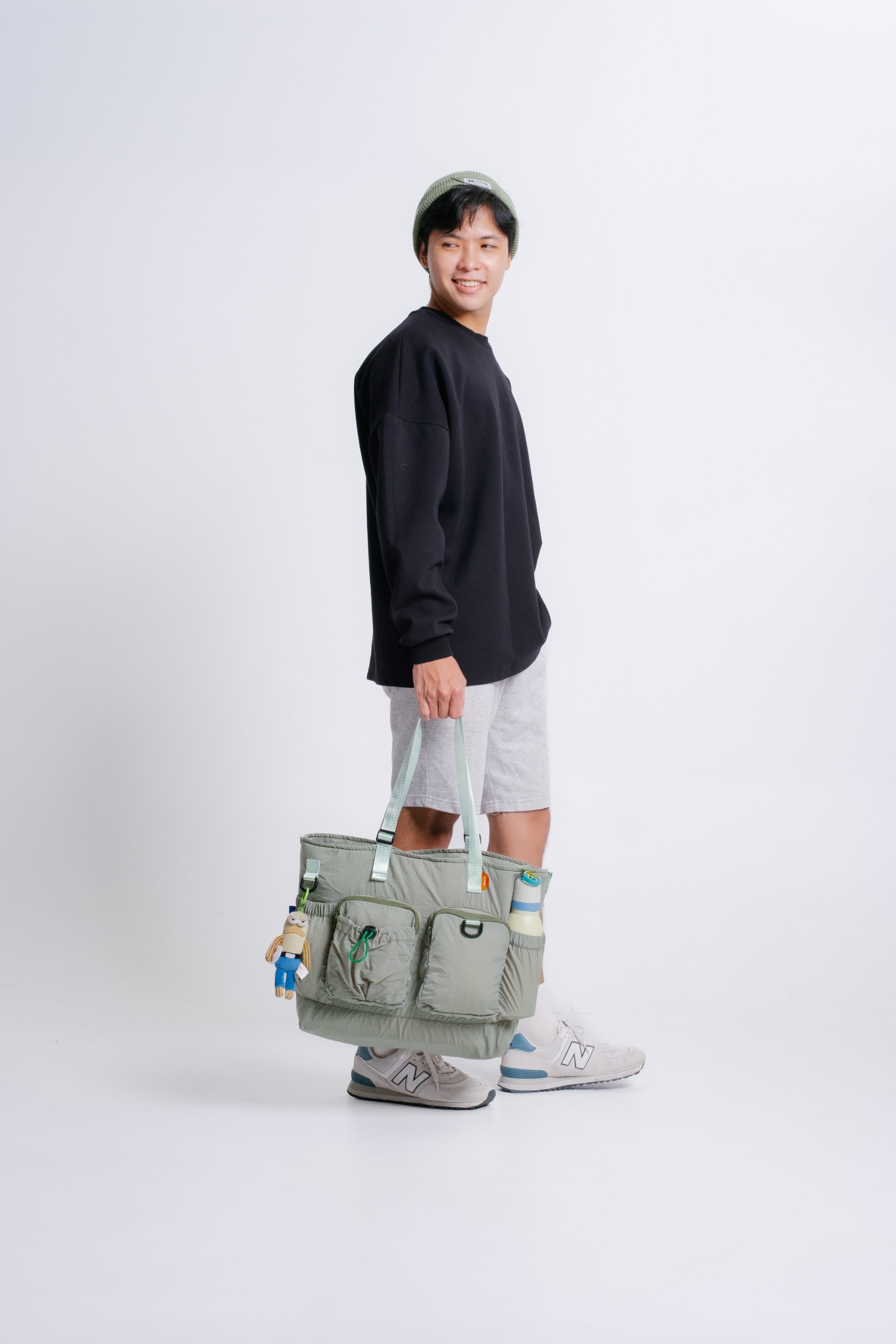Evroa Essa Tote Bag - Sage Green