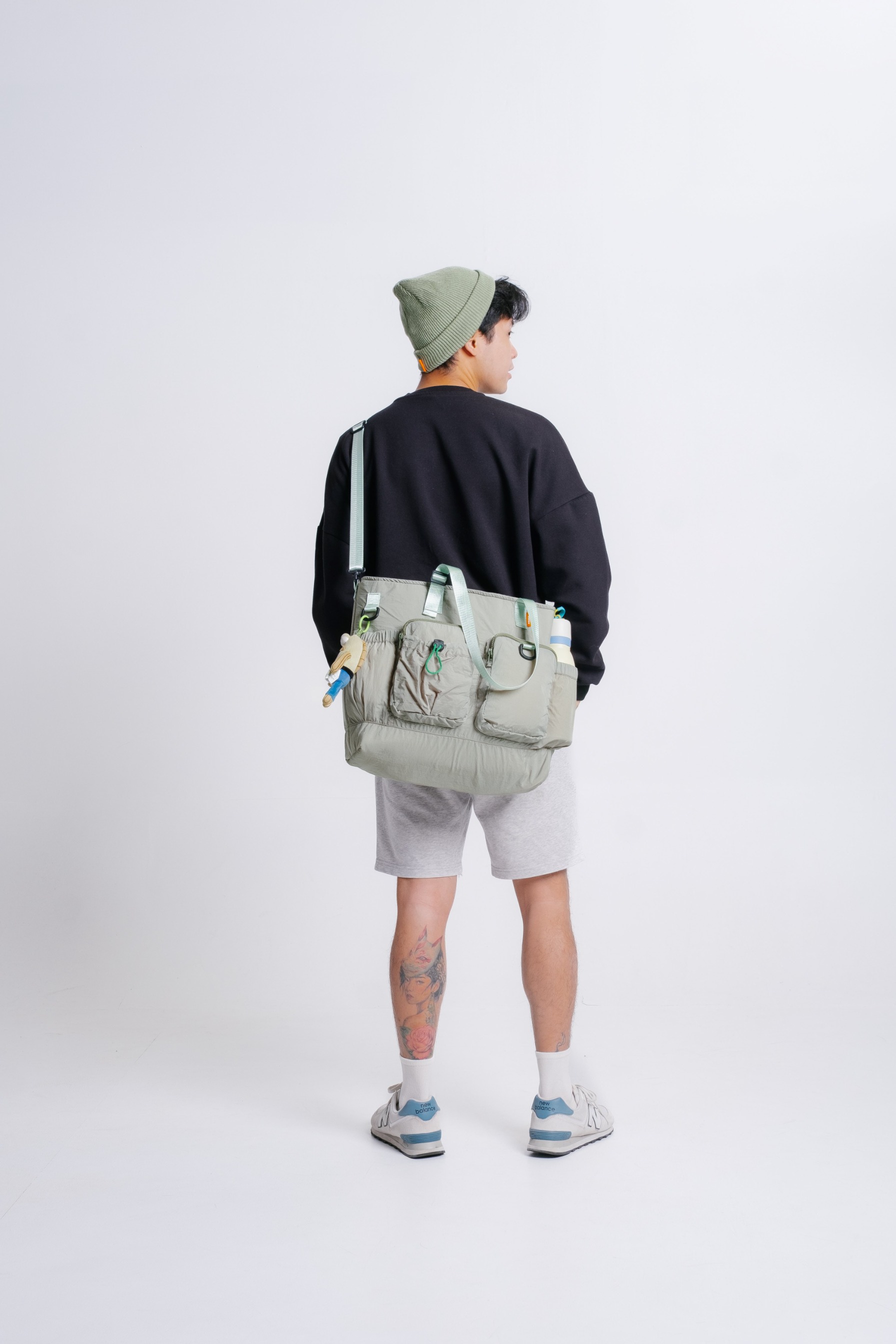 Evroa Essa Tote Bag - Sage Green