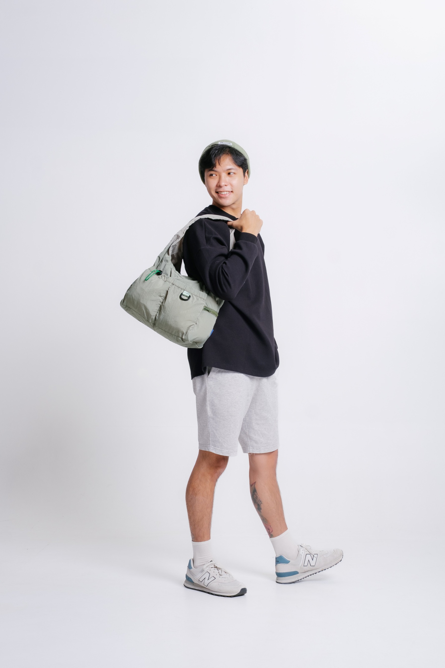 Evroa Mova Shoulder Bag - Sage Green