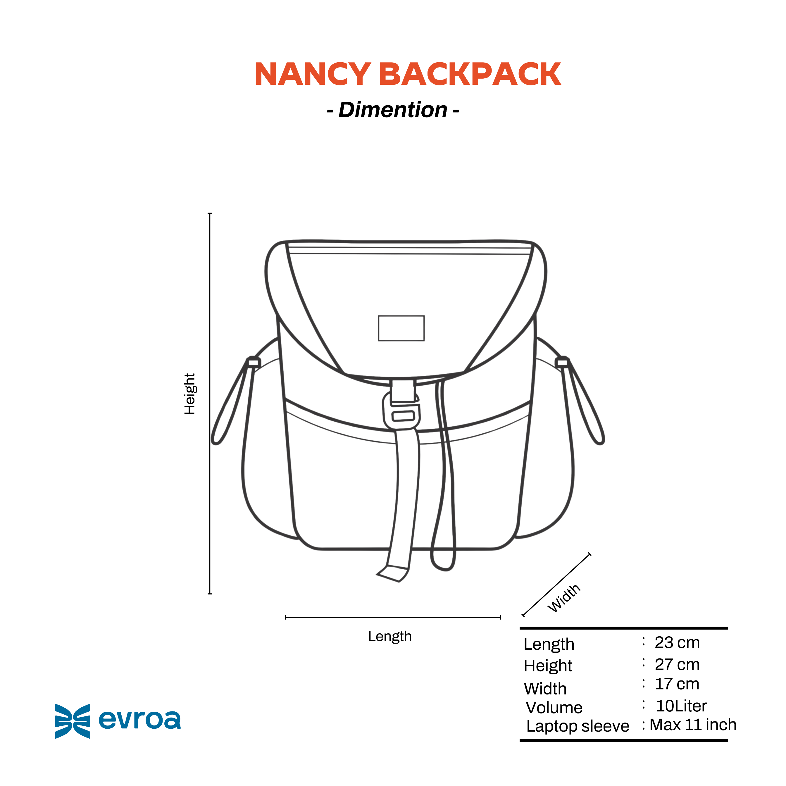 Evroa Nancy Backpack
