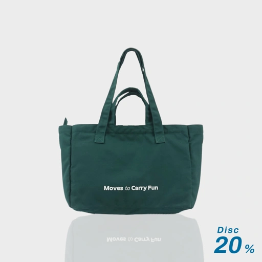Image of Evroa Carry Fun Totebag - Green Forest
