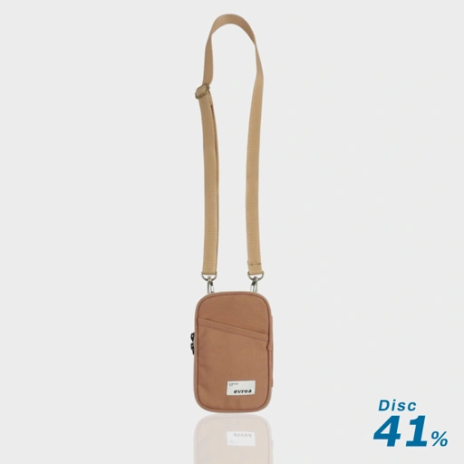 Image of Evroa Polka Sling Phone - Brownie