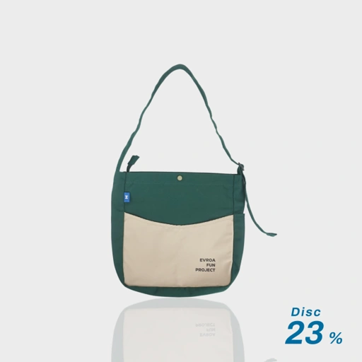 Image of Evroa Shova Totebag - Green Choral