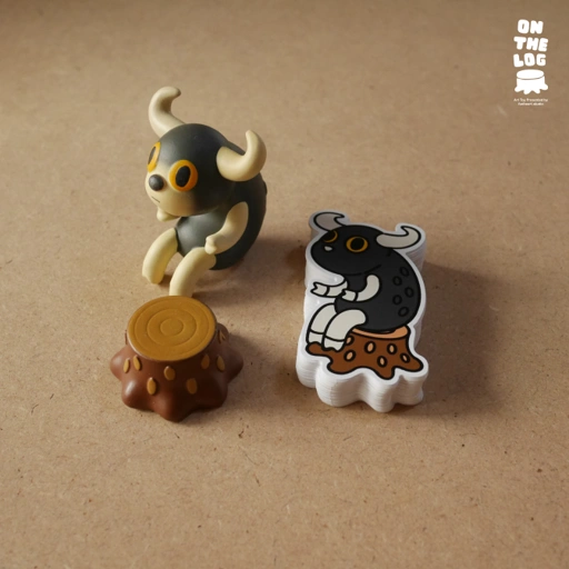 Image of " Boo " On The Log series 