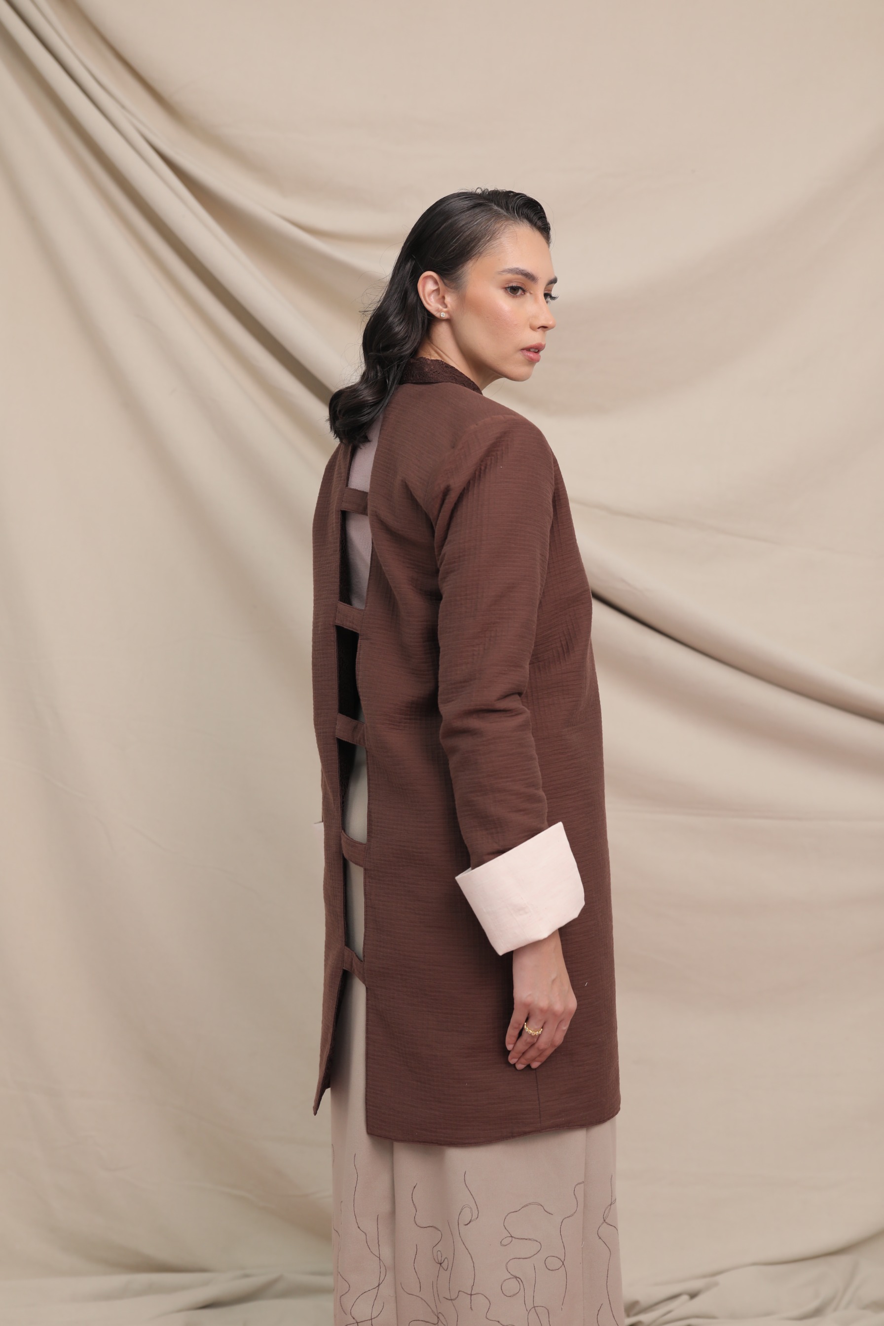 Jemari Coat Brown