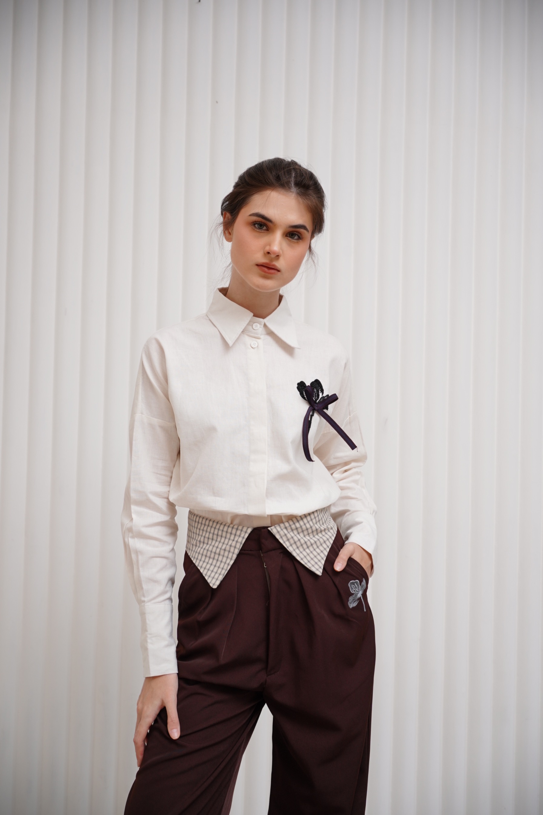 Upcycled Semiwool Pants