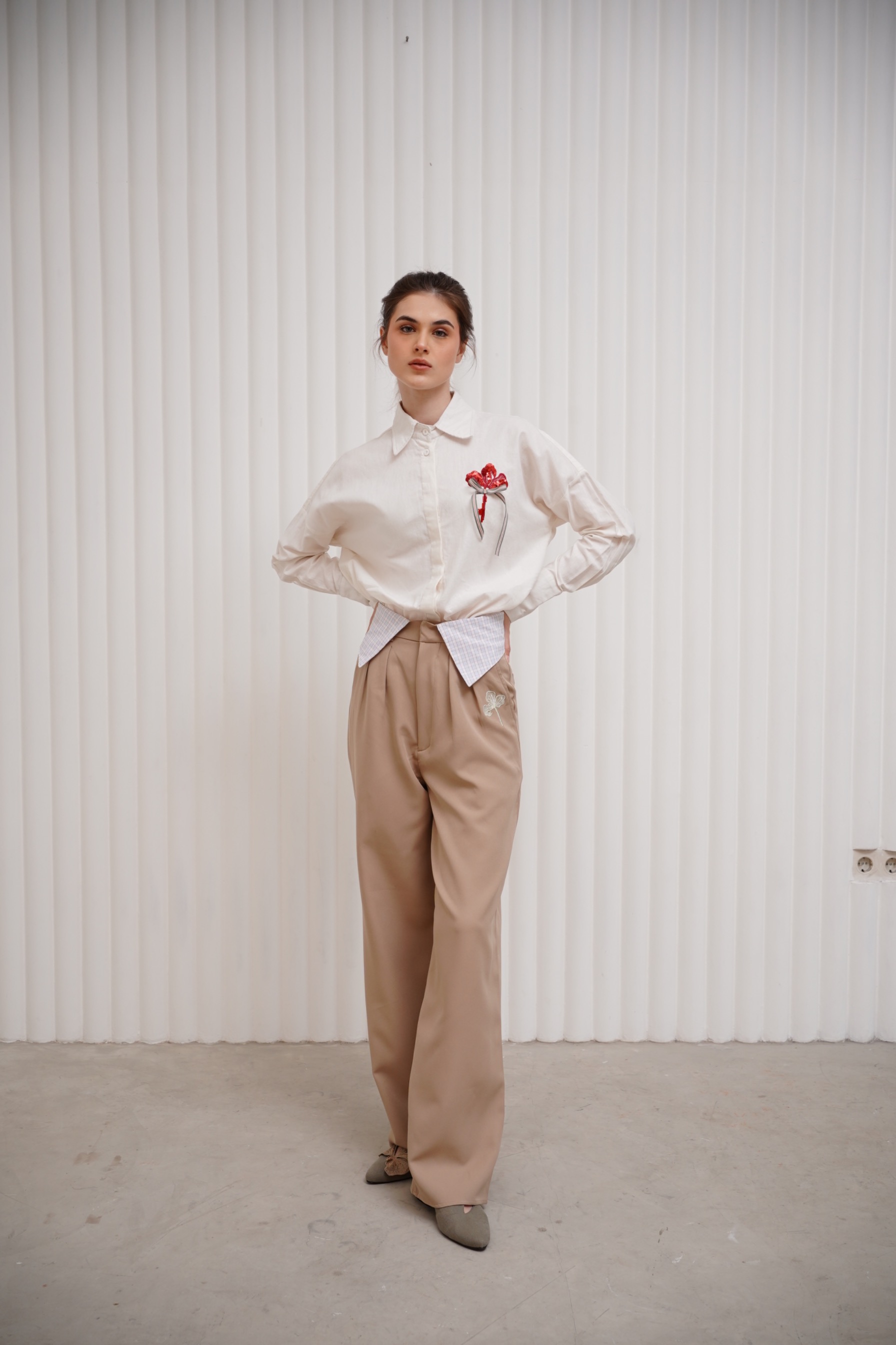 Upcycled Semiwool Pants
